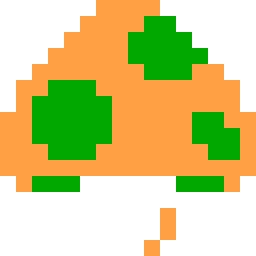 Retro Mushroom - 1UP Icon 256x256 png